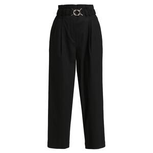 Derek Lam 'Atto' Black Belted Paperbag Pants Size 6